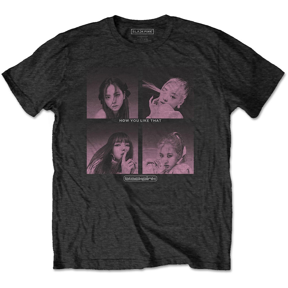Blackpink - How You Like That Heren Tshirt - Zwart